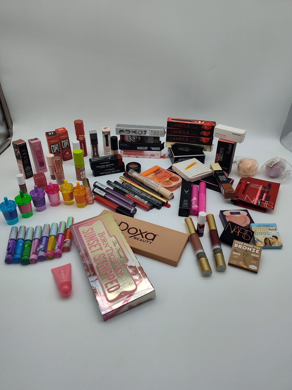 Huge Beauty Makeup Lot MAC NARS Fenty Too Faced Tarte Haus Labs + More